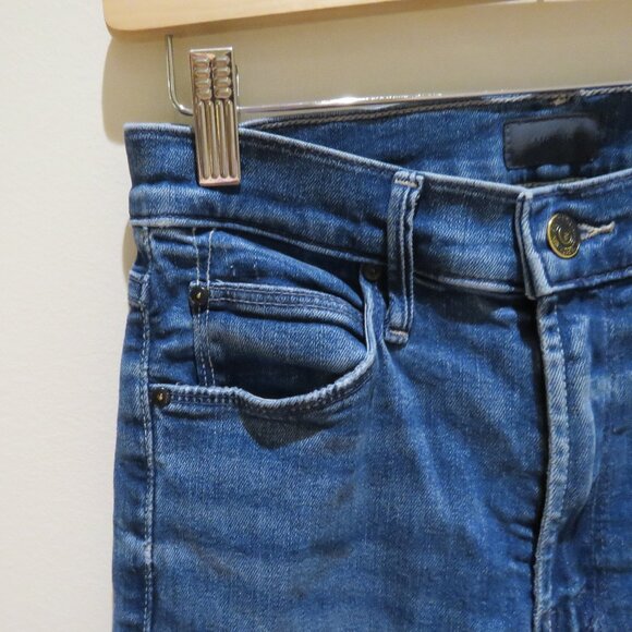 MOTHER The Mid Rise Dazzler Ankle Jeans in Wish On A Star - Size 25 - Picture 6 of 16